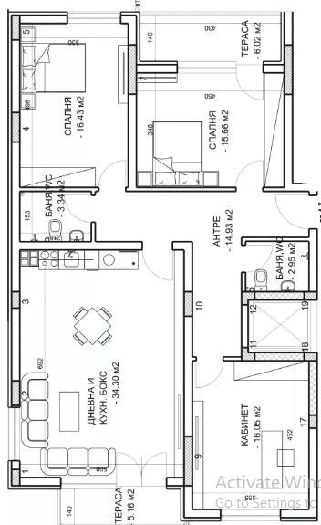 Продава МНОГОСТАЕН, гр. Пловдив, Младежки Хълм, снимка 2 - Апартаменти - 53315128