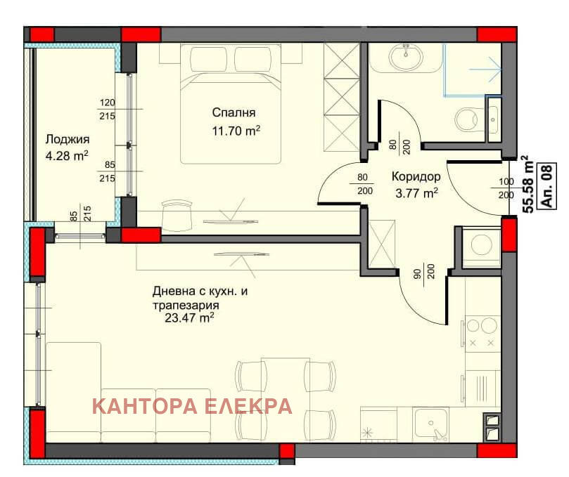Продава 2-СТАЕН, гр. Варна, Аспарухово, снимка 5 - Апартаменти - 55724825