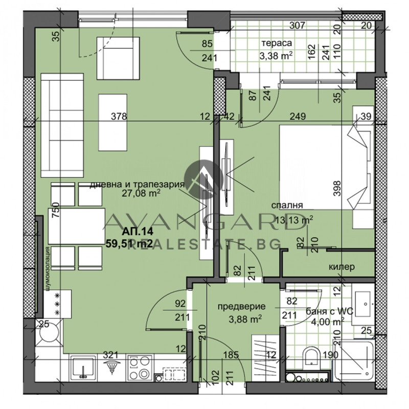 Продава 2-СТАЕН, гр. Пловдив, Тракия, снимка 1 - Aпартаменти - 48303747