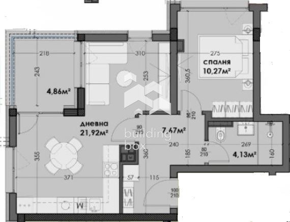 Satılık  1 yatak odası Varna , Izgrev , 72 metrekare | 73921279 - görüntü [2]