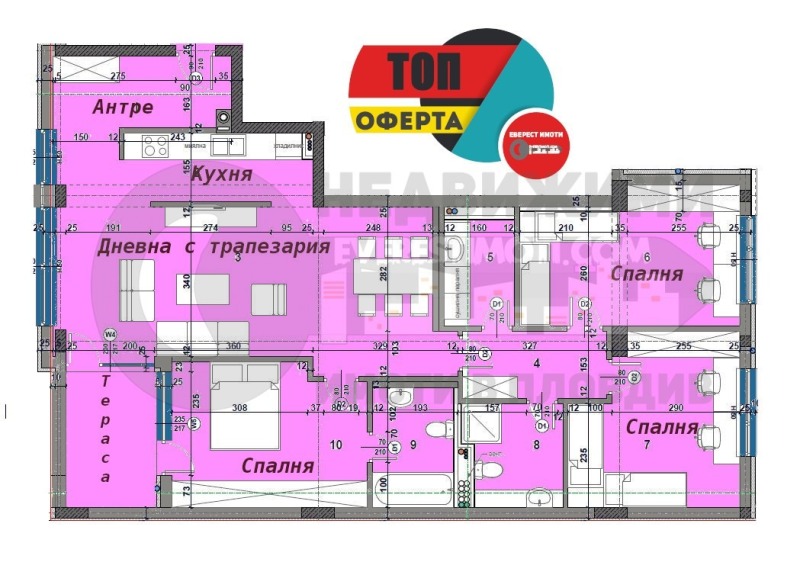 Продава 4-СТАЕН, гр. София, Овча купел