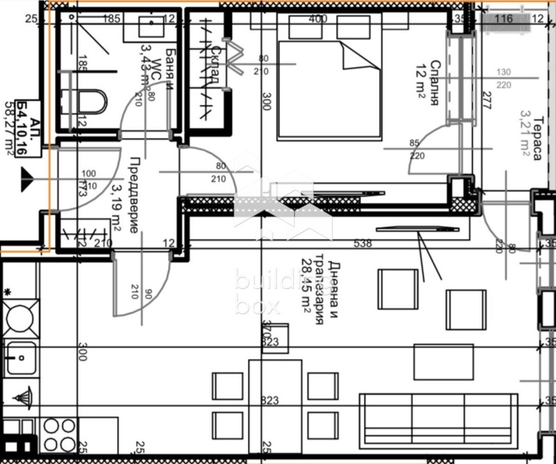 In vendita  1 camera da letto Plovdiv , Ostromila , 68 mq | 36503119 - Immagine [7]