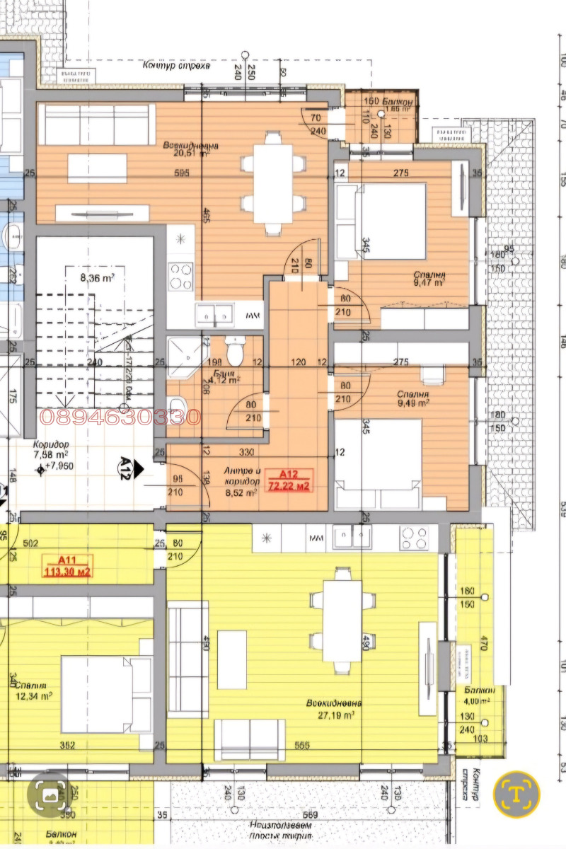 Продава  3-стаен област Хасково , гр. Свиленград , 73 кв.м | 43744946 - изображение [2]