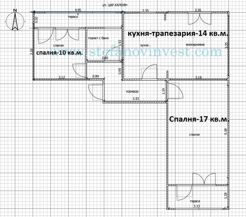 Продава 3-СТАЕН, гр. Варна, Гръцка махала, снимка 14 - Апартаменти - 53369066