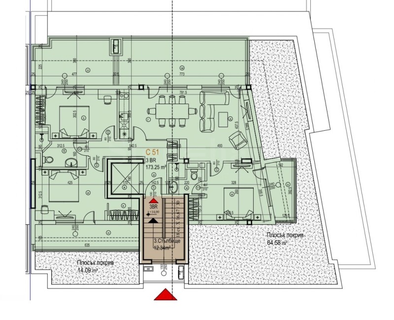 Продава 4-СТАЕН, гр. София, Манастирски ливади, снимка 3 - Апартаменти - 52226530