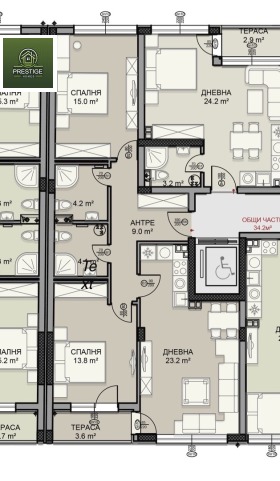 1 slaapkamer Darvenitsa, Sofia