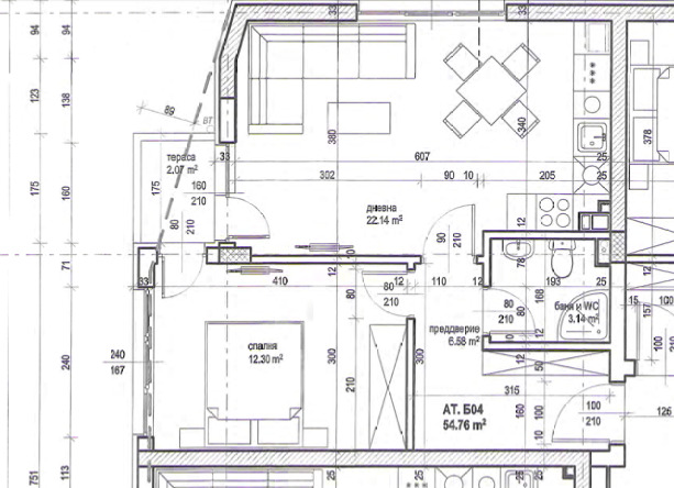 Till salu  1 sovrum Sofia , Studentski grad , 66 kvm | 65975854 - bild [3]