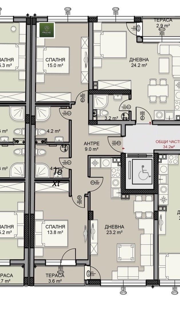 Продается  1 спальня София , Дървеница , 90 кв.м | 41537754
