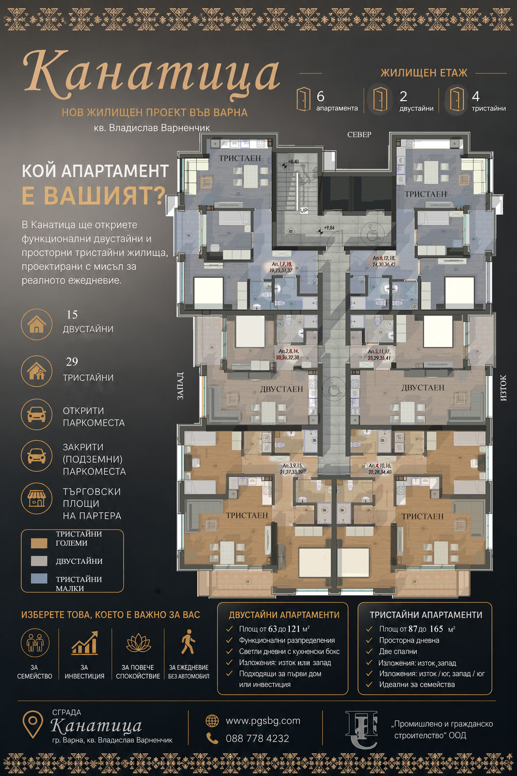 Продава 2-СТАЕН, гр. Варна, Владислав Варненчик 1