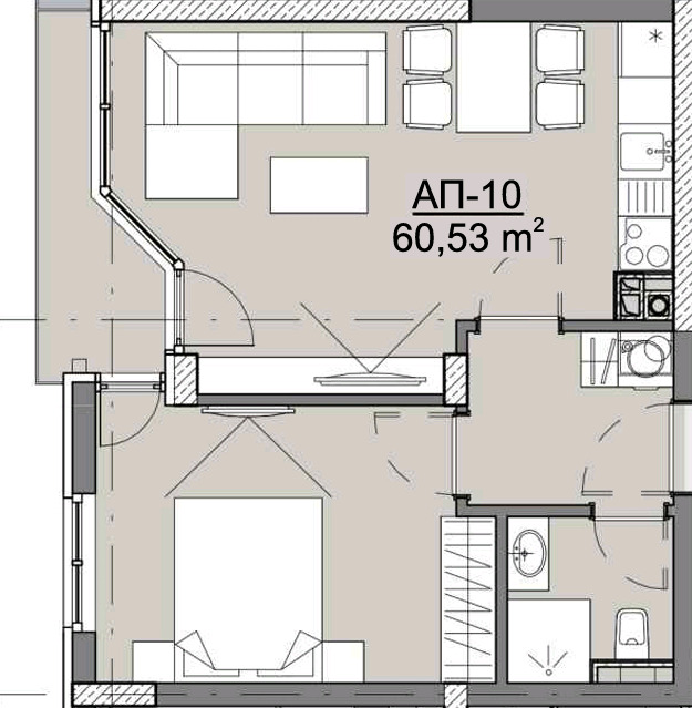 Продава 2-СТАЕН, гр. Казанлък, област Стара Загора, снимка 4 - Апартаменти - 53269970