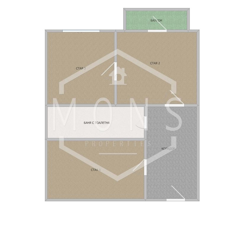 Продава ЕТАЖ ОТ КЪЩА, гр. Севлиево, област Габрово, снимка 10 - Етаж от къща - 54341301