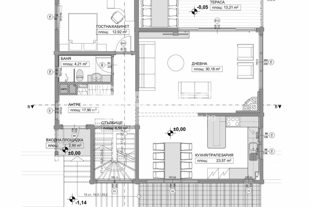 Продава КЪЩА, гр. София, Бояна, снимка 2 - Къщи - 47620400