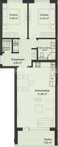 Продава 3-СТАЕН, град Пловдив, Гагарин • 96550 € • 89107040 3