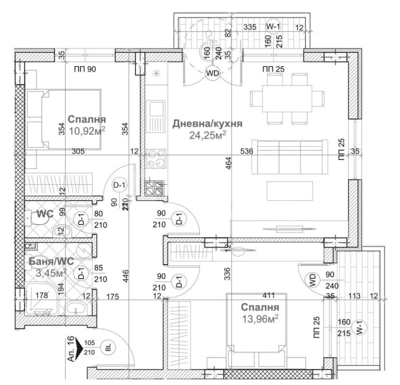 Продава  3-стаен град Варна , Левски 1 , 96 кв.м | 99731238 - изображение [4]