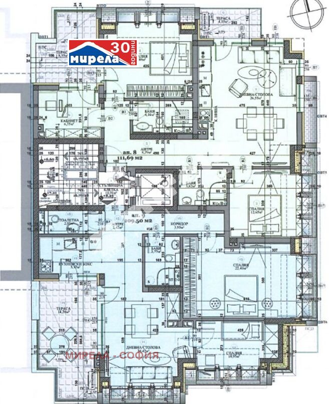 In vendita  2 camere da letto Sofia , Hadgi Dimitar , 124 mq | 66104551 - Immagine [3]