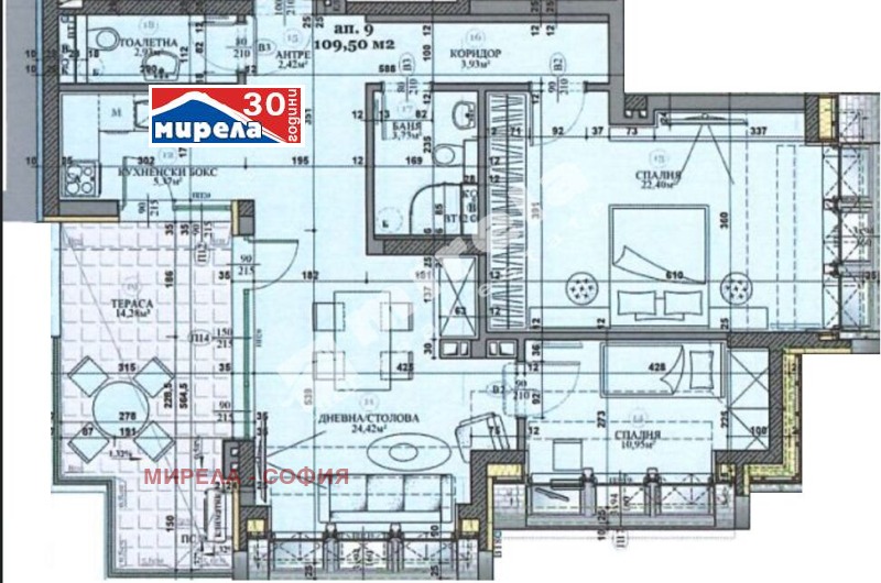 In vendita  2 camere da letto Sofia , Hadgi Dimitar , 124 mq | 66104551 - Immagine [2]