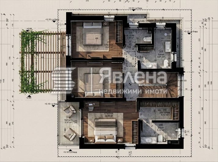 Продава КЪЩА, с. Боснек, област Перник, снимка 4 - Къщи - 55107502