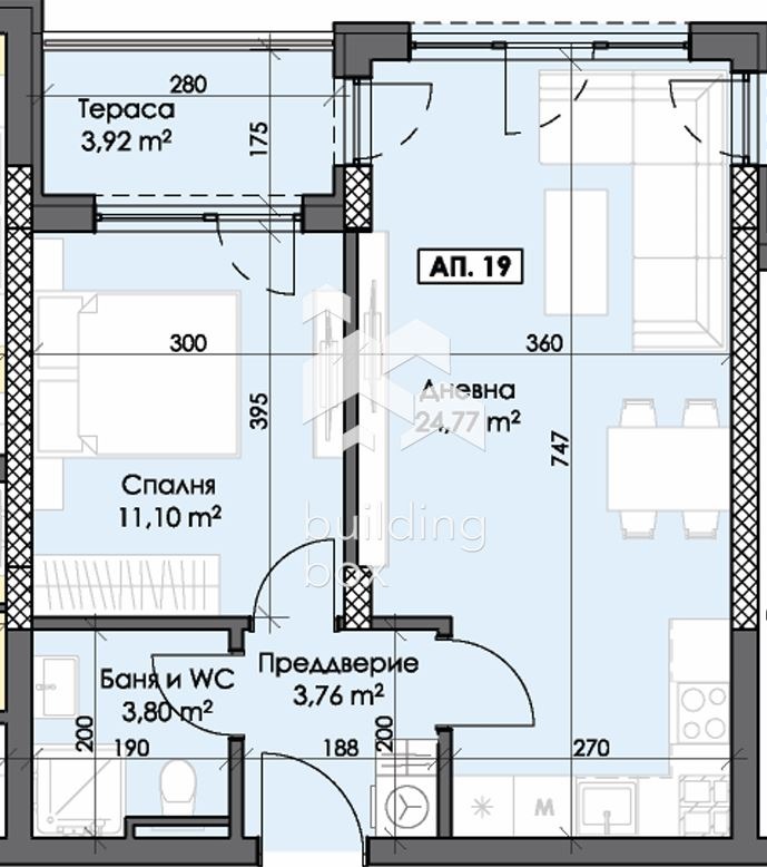 In vendita  1 camera da letto Plovdiv , Trakiia , 66 mq | 57357882 - Immagine [7]