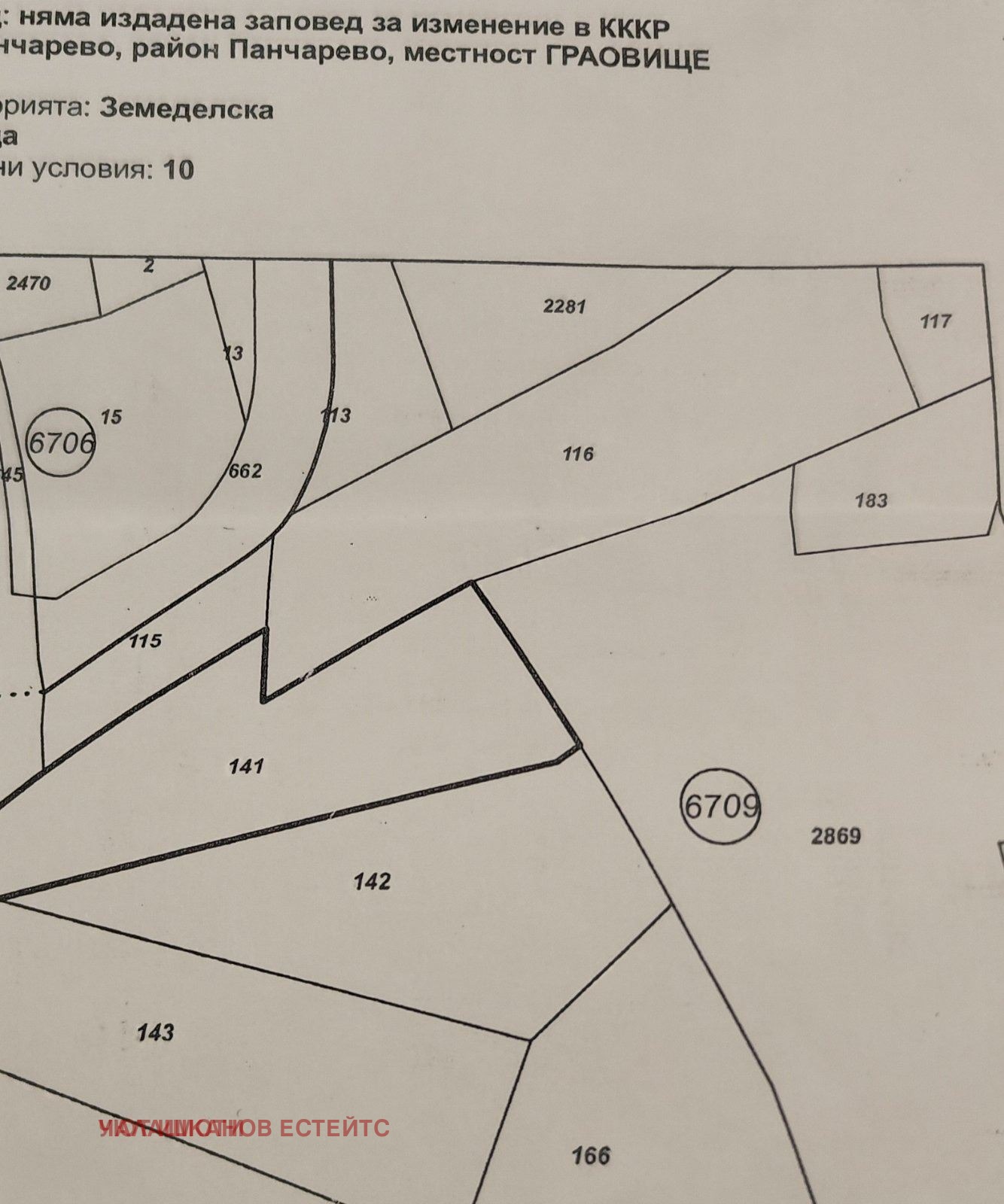 Продава ПАРЦЕЛ, гр. София, с. Панчарево, снимка 6 - Парцели - 54328961