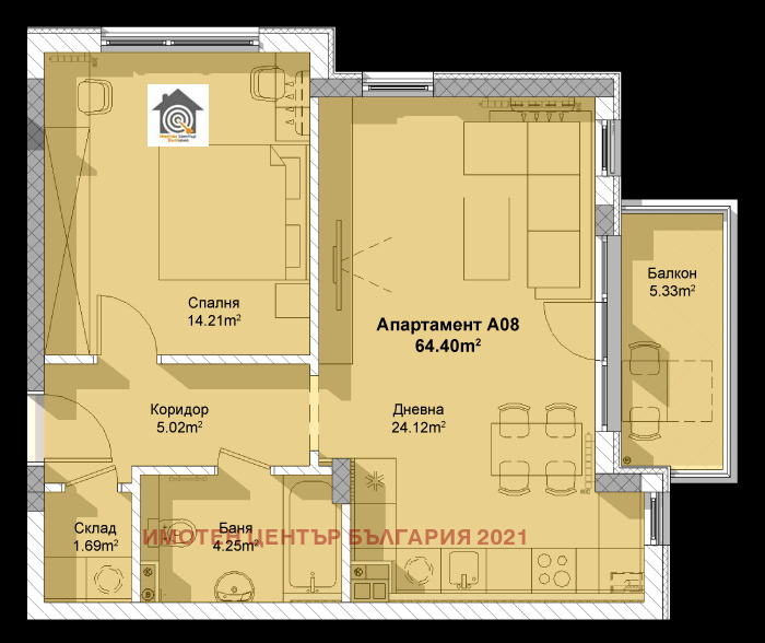 Продава 2-СТАЕН, гр. София, Драгалевци, снимка 4 - Aпартаменти - 47355609