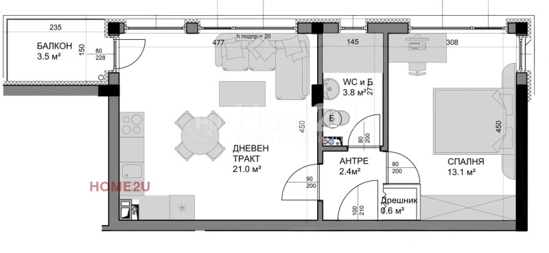 Продава  2-стаен град Варна , Владислав Варненчик 1 , 62 кв.м | 48601892 - изображение [4]
