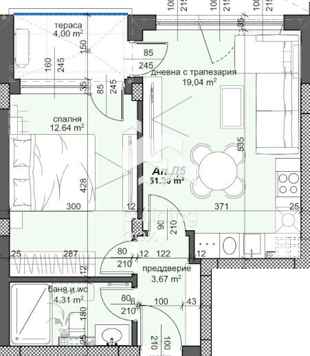 Продава 2-СТАЕН, гр. Пловдив, Тракия, снимка 2 - Апартаменти - 56082756
