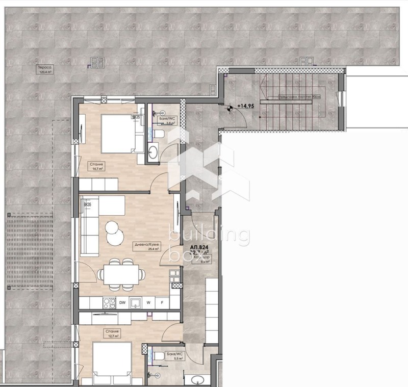 Продава  3-стаен град Пловдив , Кършияка , 214 кв.м | 65905059 - изображение [2]