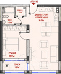 Продава  2-стаен град София , Люлин 4 , 70 кв.м | 25327097 - изображение [2]