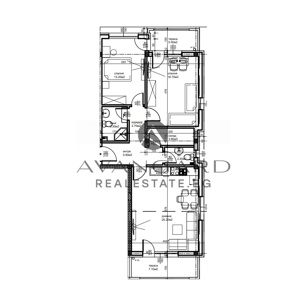 Продава 3-СТАЕН, гр. Пловдив, Беломорски, снимка 8 - Апартаменти - 53946800