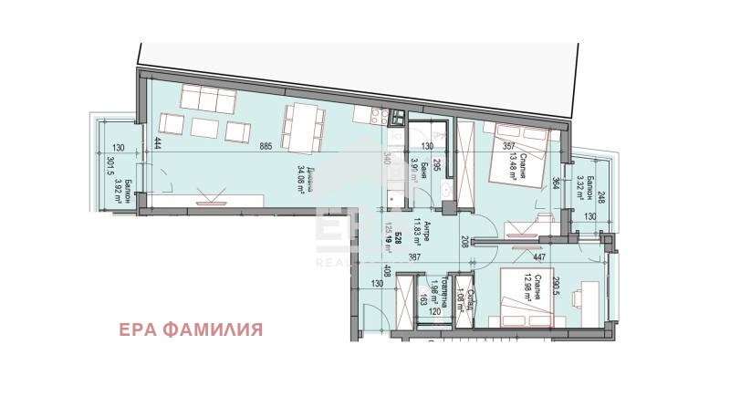 Продава 3-СТАЕН, гр. София, Подуяне, снимка 2 - Апартаменти - 50019589