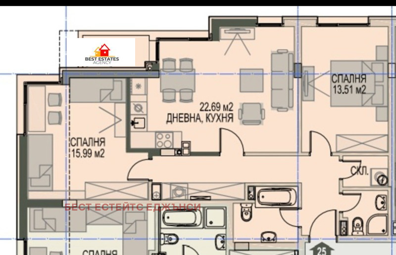 Продава 3-СТАЕН, гр. София, Кръстова вада, снимка 15 - Апартаменти - 52519166