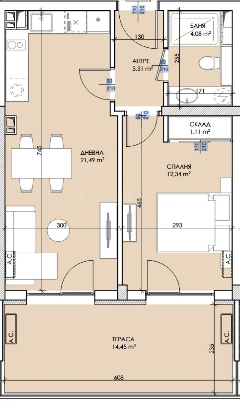 Продава 2-СТАЕН, с. Равда, област Бургас, снимка 2 - Апартаменти - 53186316