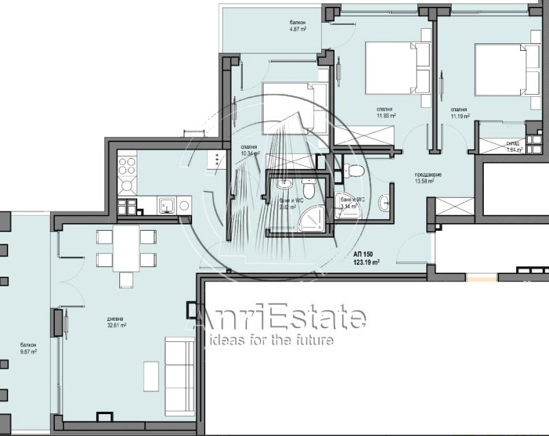 Продава 4-СТАЕН, гр. София, Левски Г, снимка 2 - Апартаменти - 52467162
