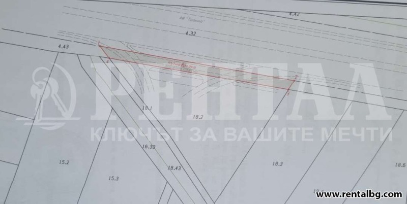 Til salgs  Plott region Plovdiv , magistrala Trakija , 4004 kvm | 39875472 - bilde [2]