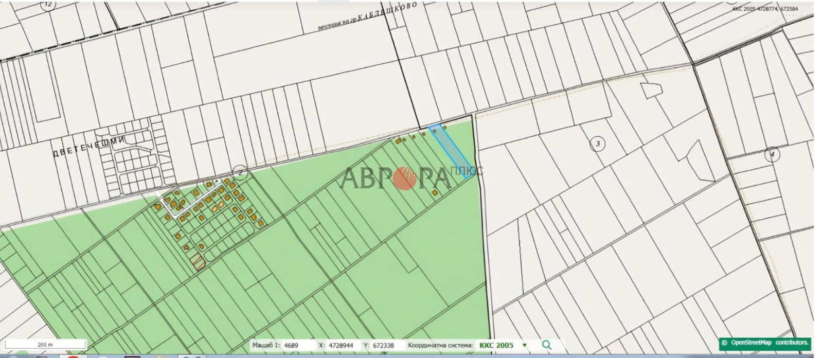Продава ПАРЦЕЛ, гр. Каблешково, област Бургас, снимка 2 - Парцели - 56021432