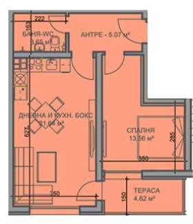 Продава 2-СТАЕН, гр. Пловдив, Прослав, снимка 3 - Апартаменти - 53983585