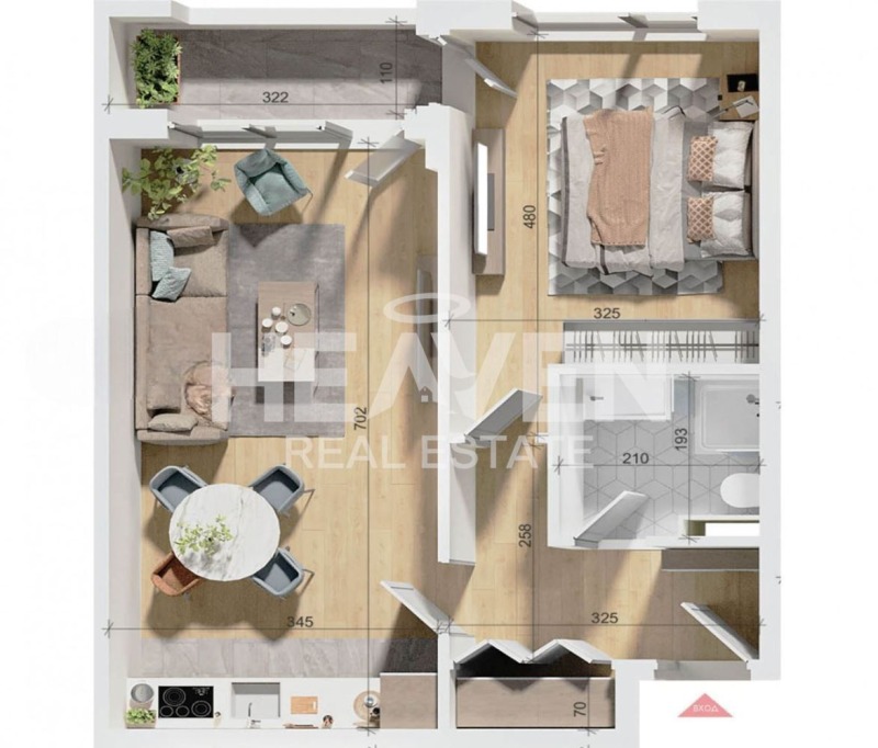 Zu verkaufen  1 Schlafzimmer Plowdiw , Trakija , 74 qm | 31706911 - Bild [2]