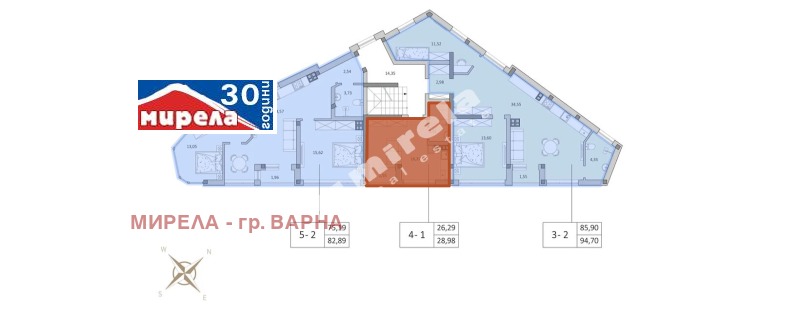 In vendita  2 camere da letto Varna , m-t Akchelar , 94 mq | 44642017 - Immagine [8]