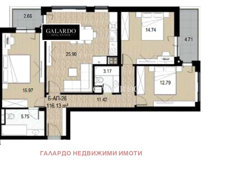 Продава 4-СТАЕН, гр. София, Кръстова вада, снимка 13 - Aпартаменти - 47255640