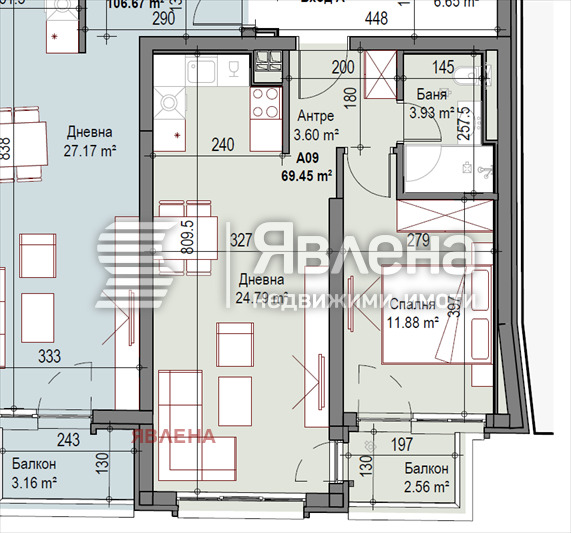 Na sprzedaż  2 sypialnie Sofia , Podujane , 107 mkw | 20492720 - obraz [2]