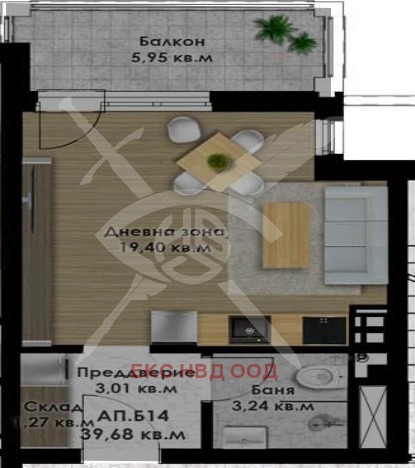 Продава  1-стаен град Пловдив , Остромила , 45 кв.м | 35004050