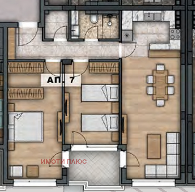 Продава 3-СТАЕН, гр. София, Малинова долина, снимка 2 - Апартаменти - 53073119