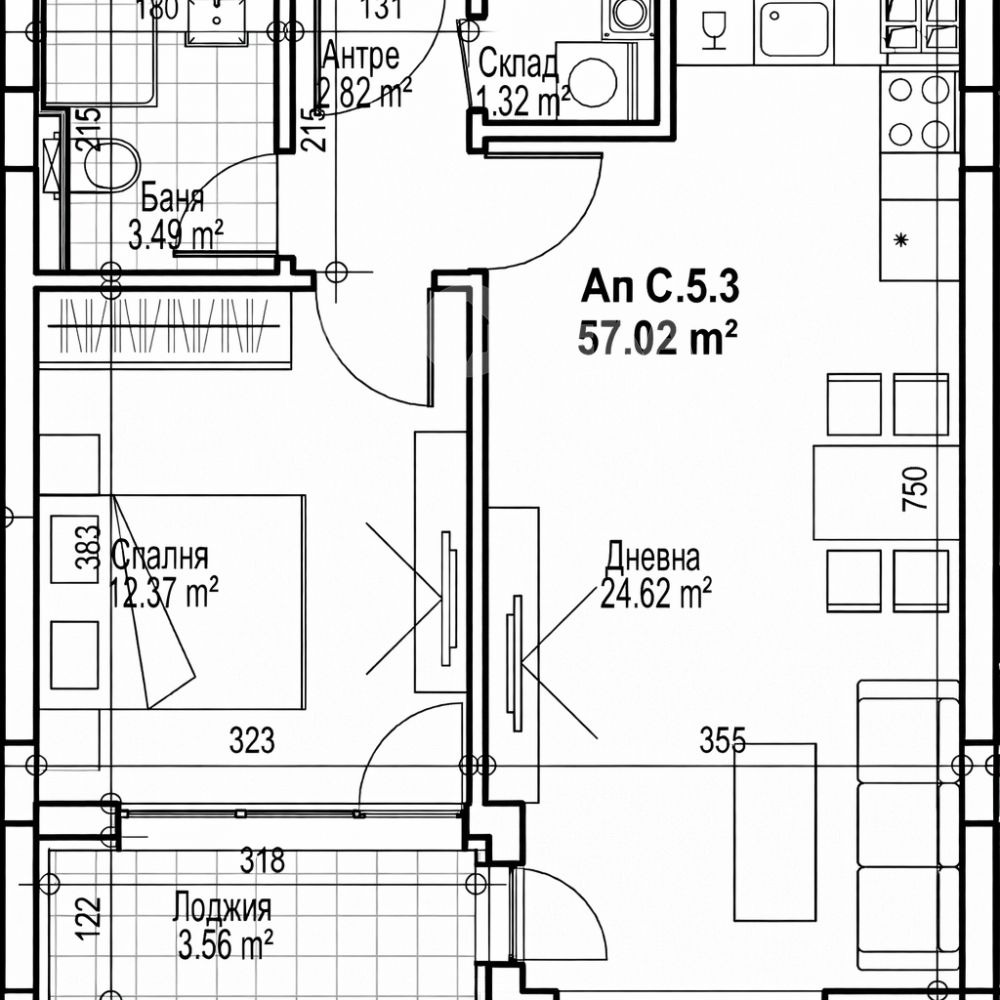 Продава 2-СТАЕН, гр. София, Манастирски ливади, снимка 4 - Апартаменти - 55903029