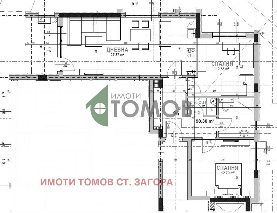 Продава 3-СТАЕН, гр. Стара Загора, Самара 3, снимка 2 - Апартаменти - 52535025