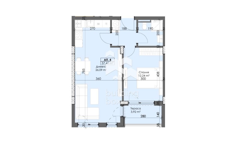 Продава  2-стаен град Пловдив , Тракия , 71 кв.м | 57959217 - изображение [8]