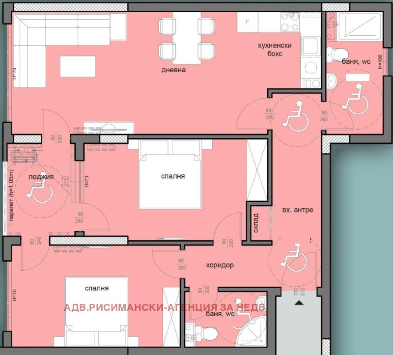 Продава 3-СТАЕН, гр. Бургас, област Бургас, снимка 3 - Апартаменти - 53336328