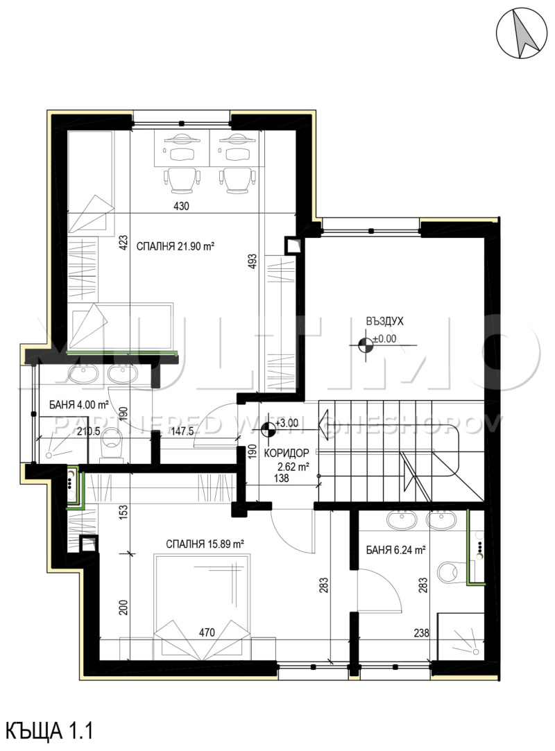 Продава КЪЩА, гр. София, в.з.Малинова долина, снимка 9 - Къщи - 47770154