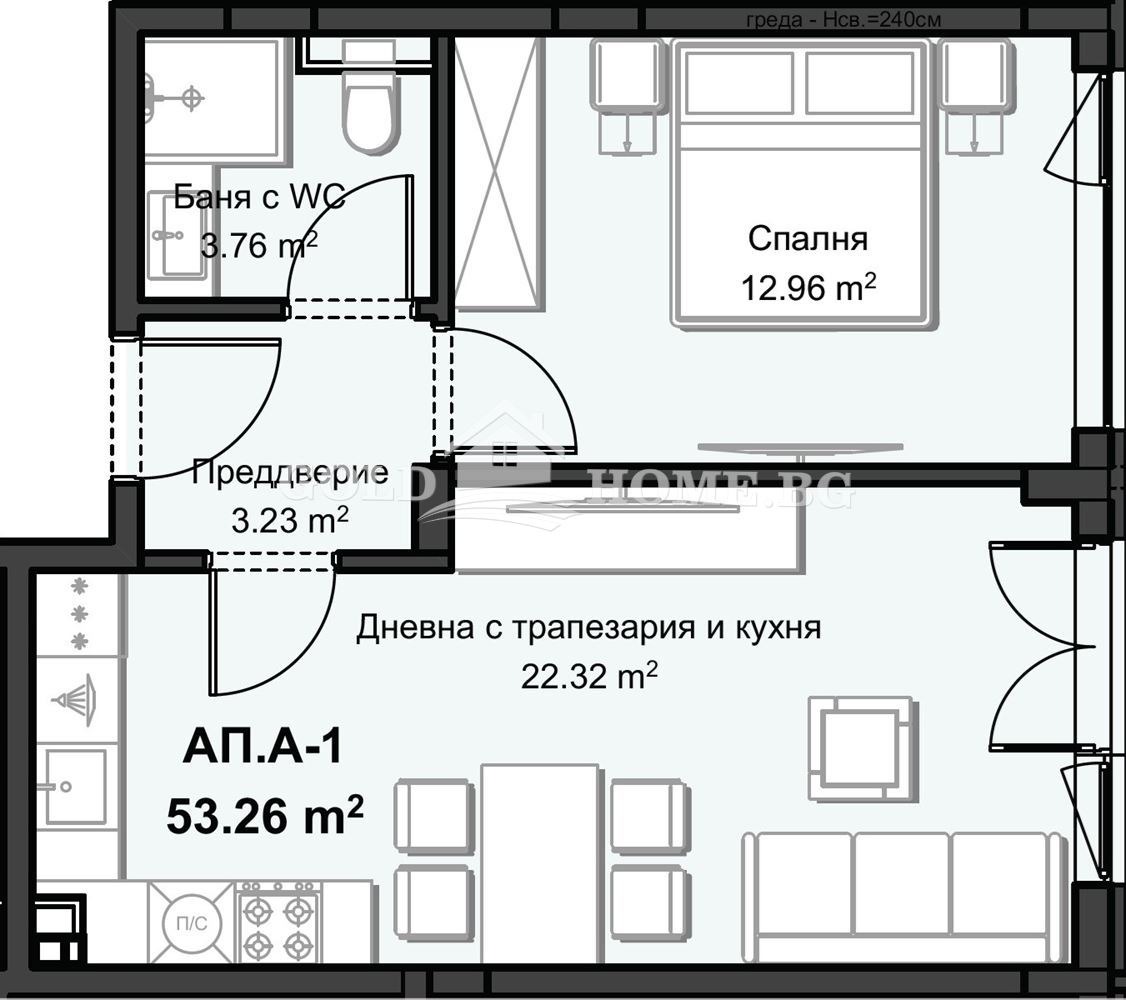 Продава 2-СТАЕН, гр. Пловдив, Христо Смирненски, снимка 2 - Апартаменти - 55800685