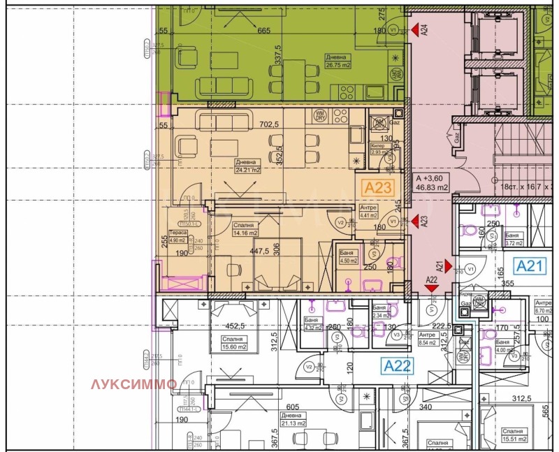 Продава  2-стаен град София , Кръстова вада , 72 кв.м | 76951924 - изображение [8]