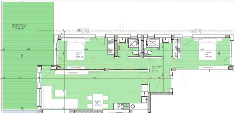 Продава 3-СТАЕН, гр. Пловдив, Беломорски, снимка 6 - Aпартаменти - 48799281